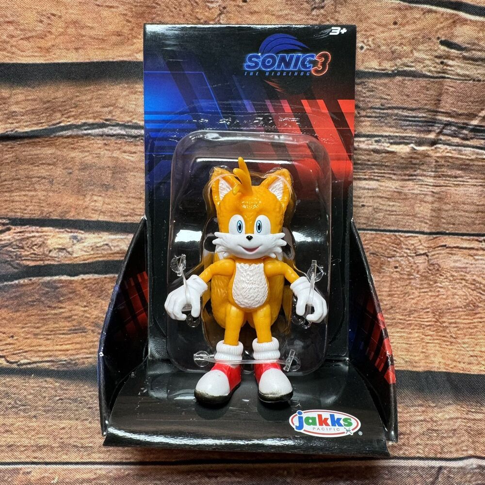 Sonic the Hedgehog 3 Movie Tails 2.5" Action Figure Jakks Pacific 2024 New